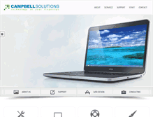 Tablet Screenshot of campbellsol.com
